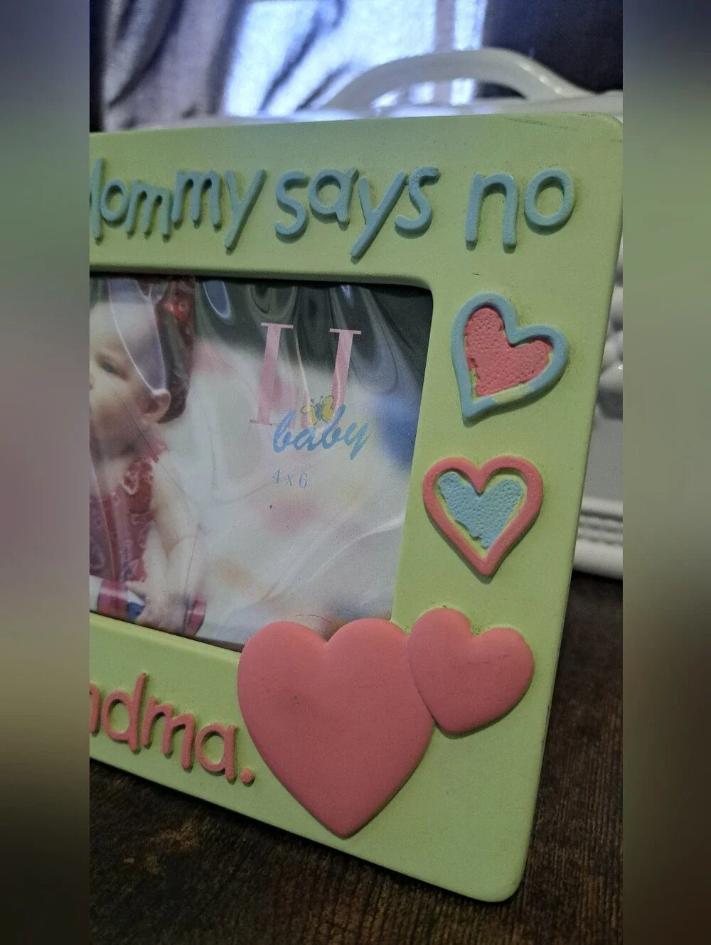 When Mommy Says No Ask Grandma Photo Frame